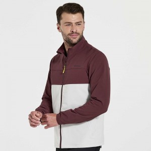 Saucony Bluster Jacket Stone | 814936-OUZ