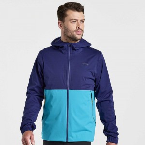 Saucony Boulder Drizzle Jacket Sodalite | 135076-DJB