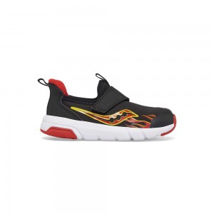 Saucony Breeze Slip On Jr. Sneaker Black/Red | 345016-UYO