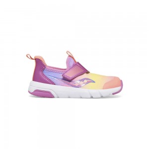 Saucony Breeze Slip On Jr. Sneaker Pink/Coral | 358270-KOY