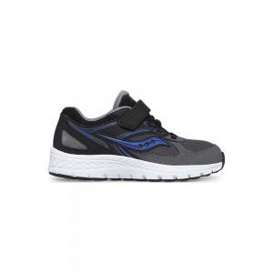 Saucony Cohesion 14 A/C Sneaker Black/Grey/Blue | 463725-YLU