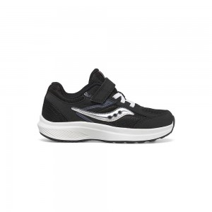 Saucony Cohesion Kdz A/C Sneaker Black/White | 928367-RIW