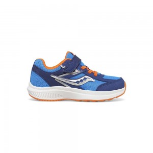 Saucony Cohesion Kdz A/C Sneaker Blue/Orange | 680741-CSW