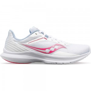 Saucony Convergence White/Pink | 683429-XSJ