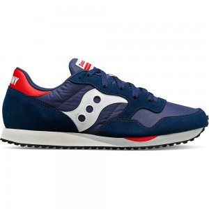 Saucony Dxn Trainer Navy/White | 192546-IEV