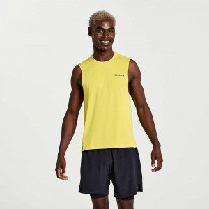 Saucony Elevate Sleeveless Sulphur | 397286-UJY