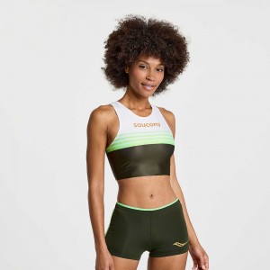 Saucony Elite Crop Top Umbra | 921754-KCO