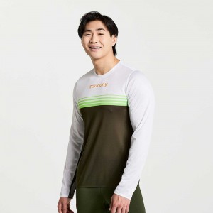 Saucony Elite Long Sleeve Umbra | 194358-GNH