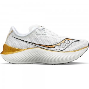 Saucony Endorphin Pro 3 White/Gold | 906821-QUB