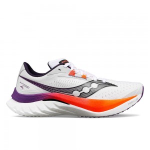 Saucony Endorphin Speed 4 White/ViZiOrange | 296381-RPT