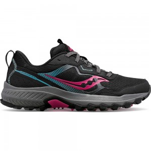 Saucony Excursion Tr16 Black/Fuchsia | 867102-WOT