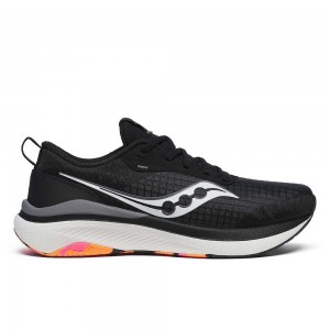 Saucony Freedom Crossport Black/ViZi | 463298-DTQ