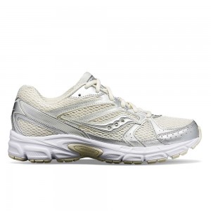 Saucony Grid Ride Millennium Cream/Silver | 653291-EHD