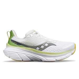 Saucony Guide 17 White/Fern | 569240-EUR