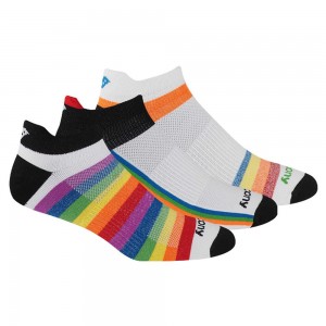 Saucony Inferno Liteweight 3-Pack Socks Rainbow | 978405-BJG