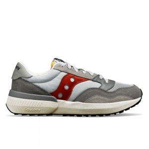 Saucony Jazz Nxt Grey/Red | 876395-ZYC