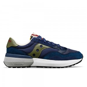 Saucony Jazz Nxt Navy/Green | 716052-VQF