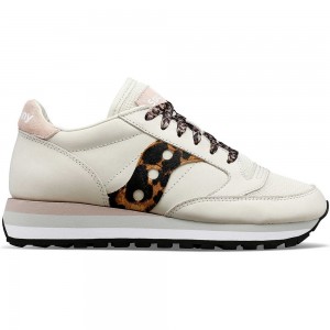 Saucony Jazz Triple Beige/Leopard | 476302-FBZ