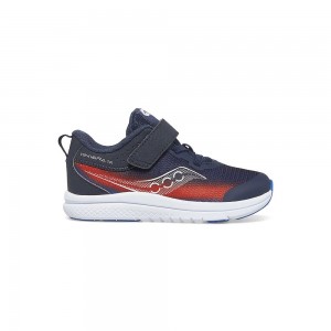 Saucony Kinvara 14 A/C Jr. Sneaker Navy/Red | 305678-LXO