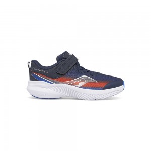 Saucony Kinvara 14 A/C Sneaker Blue/Red | 380216-HIJ