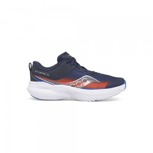 Saucony Kinvara 14 Sneaker Navy/Red | 951087-OVJ