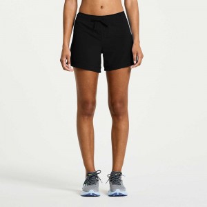 Saucony Outpace 5" Short Black | 350421-VWT