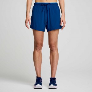 Saucony Outpace 5" Short Indigo | 075248-ALX