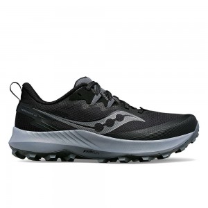 Saucony Peregrine 14 Black/Carbon | 718946-DPO