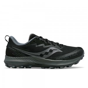 Saucony Peregrine 14 Gtx Black/Carbon | 914580-JTQ