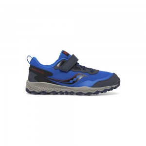 Saucony Peregrine Kdz A/C Sneaker Blue/Black | 672015-DTM