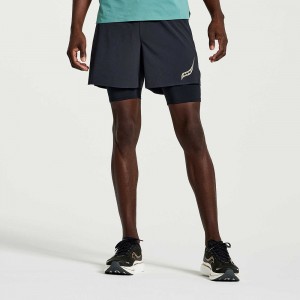 Saucony Pinnacle 2-In-1 Short Black | 930482-YRW