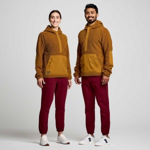 Saucony Recovery Sherpa Pullover Bronze | 413579-LPX