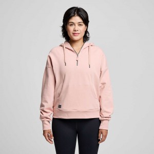 Saucony Recovery Zip Hoody Lotus | 728930-FHZ