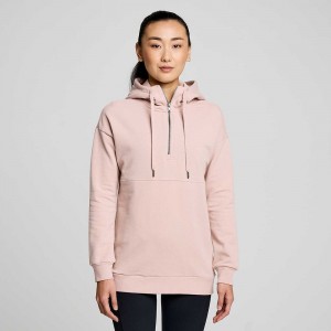 Saucony Recovery Zip Tunic Smoke Graphic | 341560-KNO