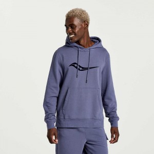 Saucony Rested Hoodie Horizon Heather Graphic | 063425-JNX