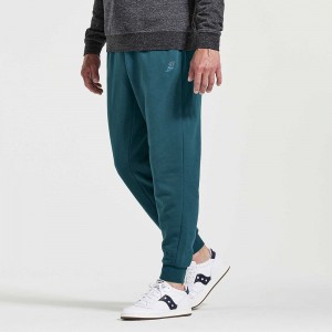 Saucony Rested Sweatpant Lagoon Graphic | 103427-XVG