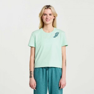 Saucony Rested T-Shirt Atmos Graphic | 410692-BJH