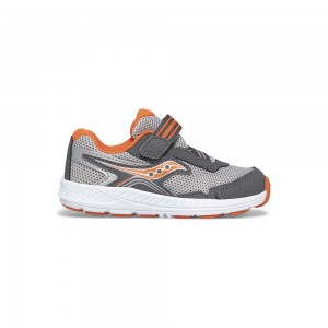 Saucony Ride 10 Jr. Sneaker Grey/Orange | 379604-BGE