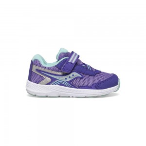 Saucony Ride 10 Jr. Sneaker Purple | 102693-ZGR