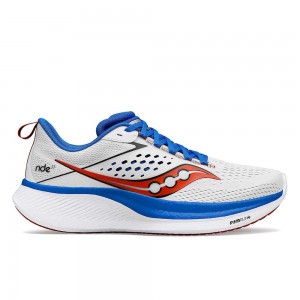 Saucony Ride 17 White/Cobalt | 895734-CEY