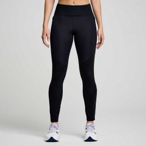 Saucony Runshield Tight Black | 653748-AFZ