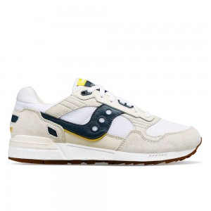 Saucony Shadow 5000 Premium Ivy Prep White/Navy | 873960-IAW