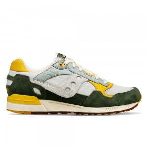 Saucony Shadow 5000 Premium Light Grey/Green | 913087-COU