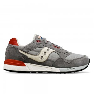 Saucony Shadow 5000 Stonewash Grey/Red | 129465-CSX