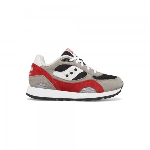 Saucony Shadow 6000 Sneaker Grey/Black/Red | 926587-ZMC