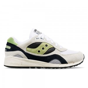 Saucony Shadow 6000 White/Green | 259183-QTZ