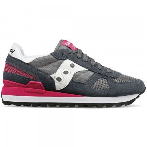 Saucony Shadow Original Dark Grey/Red | 835701-PEV