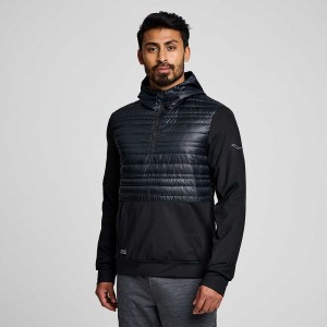 Saucony Solstice Oysterpuff Hoody Black | 286459-NSK