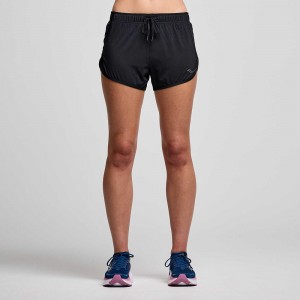 Saucony Stopwatch 3" Short Black | 825014-JHB