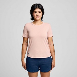 Saucony Triumph Short Sleeve Lotus | 512648-TWS